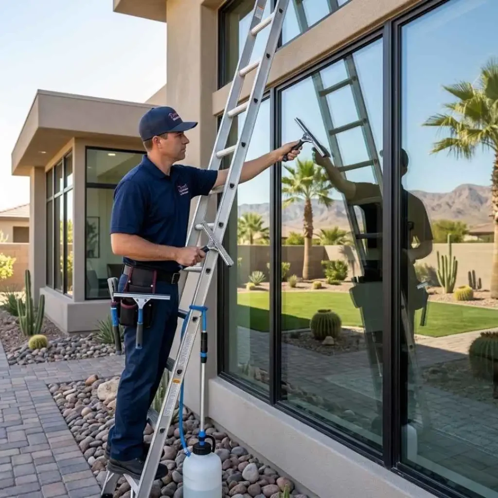Professional window cleaning service in Las Vegas